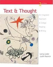 Tapa de Text and thought