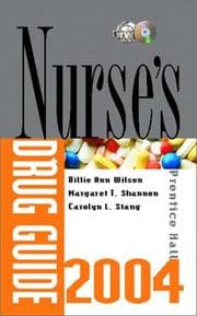 Tapa de Nurse's drug guide 2004