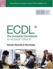 Tapa de Ecdl 4 the Complete Coursebook for Windows 95/97