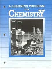 Tapa de A Learning Program for Chemistry