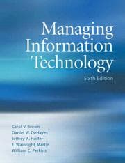Tapa de Managing information technology