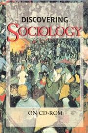 Tapa de Discovering Sociology on Cd-Rom