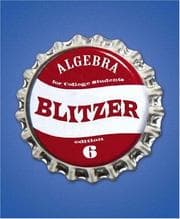 Tapa de Algebra For College Students (6th Edition) (The Blitzer Developmental Algebra Series)