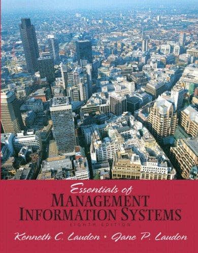 Tapa de Essentials of Management Information Systems (8th Edition)