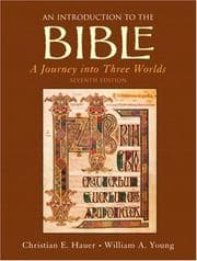 Tapa de An introduction to the Bible