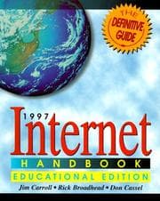 Tapa de Internet Handbook, Educational Edition, 1997