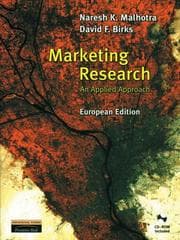 Tapa de Marketing Research