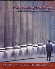 Tapa de Cornerstones of psychology