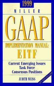 Tapa de 1999 Miller Gaap Implementation Manual