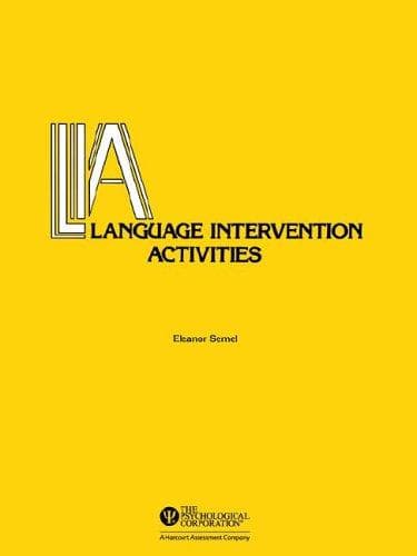 Tapa de Clip/Language Intervention Manual