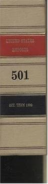 Tapa de United States Reports, Volume 501