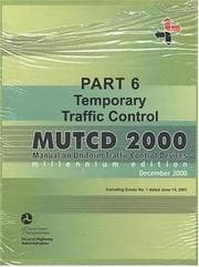 Tapa de MUTCD 2000: Manual on Uniform Traffic Control Devices, Pt. 6