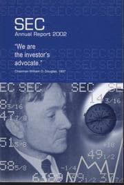 Tapa de SEC annual Report 2002 (United States Securities and Exchange Commission//Annual Report)