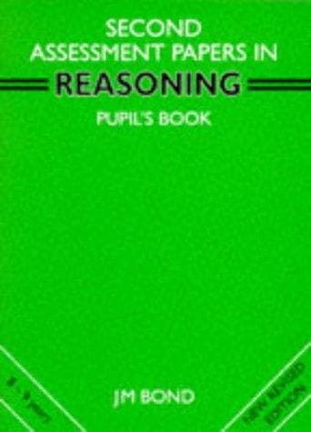 Tapa de Reasoning (Bond Assessment Papers in Reasoning)