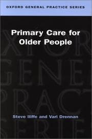 Tapa de Primary care for older people