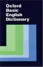 Tapa de Oxford Basic English Dictionary