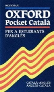 Tapa de Diccionari Pocket Catala per a Estudiants d'Angles