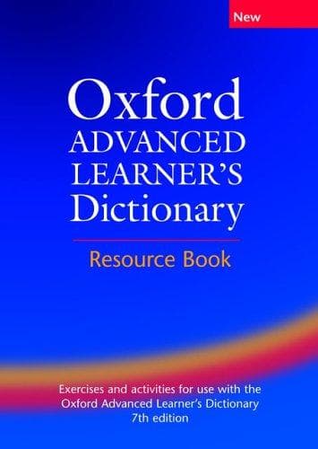 Tapa de Oxford Advanced Learner's Dictionary Resource Book
