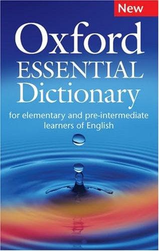Tapa de Oxford Essential Dictionary