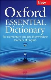 Tapa de Oxford Essential Dictionary
