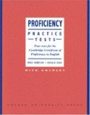 Tapa de Proficiency Practice Tests