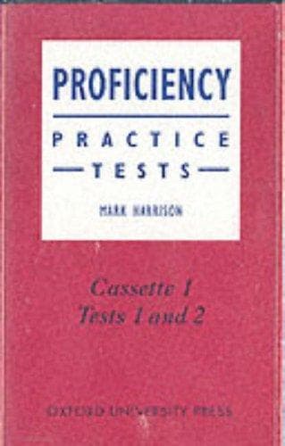 Tapa de Proficiency Practice Tests