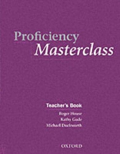 Tapa de Proficiency Masterclass. Teacher's Book