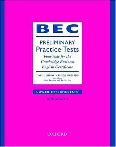 Tapa de BEC Practice Tests
