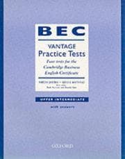 Tapa de BEC Practice Tests