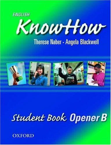 Tapa de English KnowHow, Opener