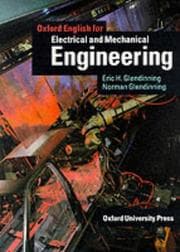Tapa de Oxford English for Electrical and Mechanical Engineering
