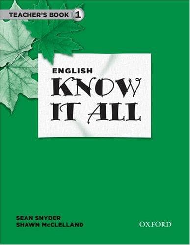 Tapa de English Know It All