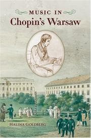 Tapa de Music in Chopin's Warsaw