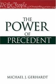 Tapa de The power of precedent