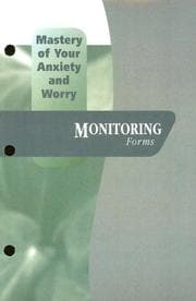 Tapa de Mastery of Your Anxiety and Worry (MAW): Monitoring Forms  NOT FOR SALE SEPARATELY (Treatments That Work)