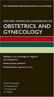Tapa de Oxford American handbook of obstetrics and gynecology
