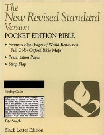 Tapa de New Revised Standard Version Pocket Edition Bible
