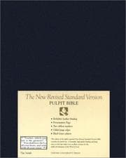 Tapa de New Revised Standard Version Pulpit Bible