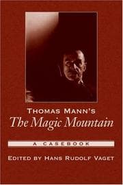 Tapa de Thomas Mann's The "Magic Mountain" (Casebooks in Criticism)