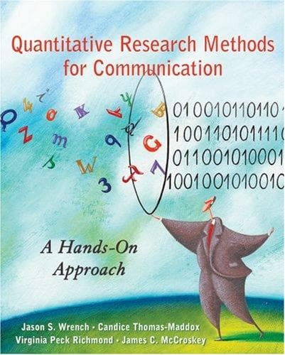 Tapa de Quantitative research methods for communication