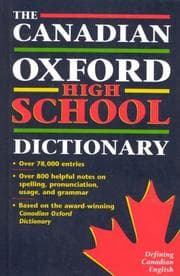 Tapa de The Canadian Oxford High School Dictionary