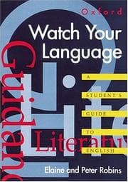 Tapa de Watch your language