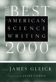 Tapa de The Best American Science Writing 2000
