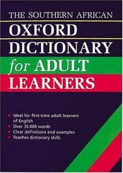 Tapa de The South African Dictionary for Adult Learners