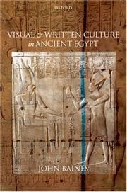 Tapa de Visual and Written Culture in Ancient Egypt