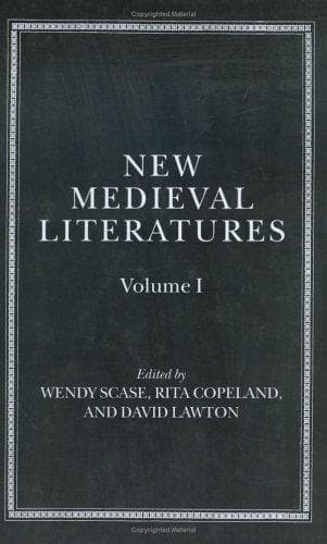 Tapa de New medieval literatures