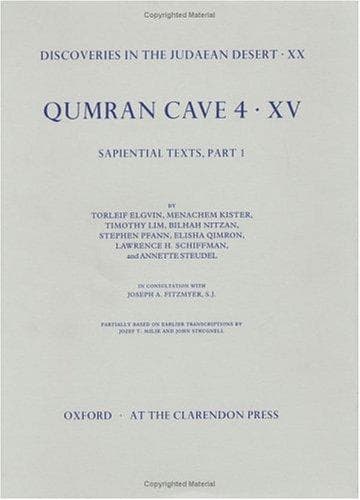 Tapa de Qumran cave 4.