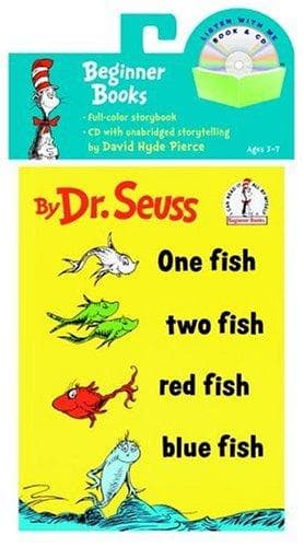 Tapa de One Fish, Two Fish, Red Fish, Blue Fish Book & CD
