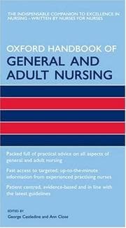 Tapa de Oxford handbook of general and adult nursing