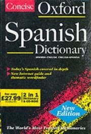 Tapa de Concise Oxford Spanish Dictionary : Spanish-English/English-Spanish